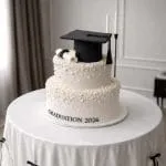 Pearl Graduation Cake