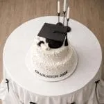 Pearl Graduation Cake - Image 3