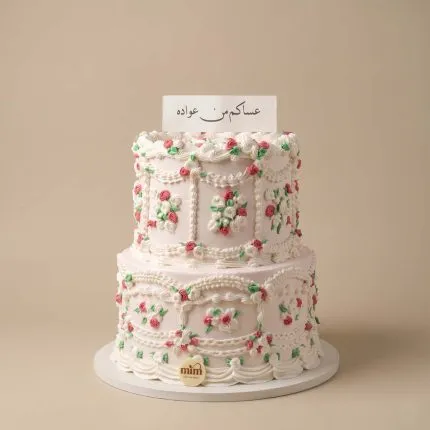Floral vintage cake