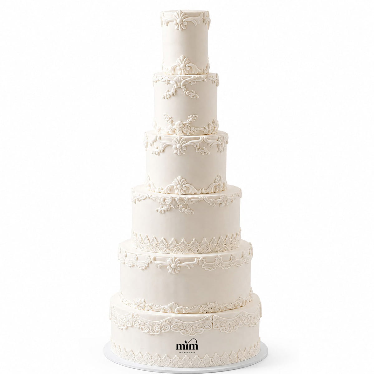 Untitled-1 Royal Lace Wedding Cake - Image 1