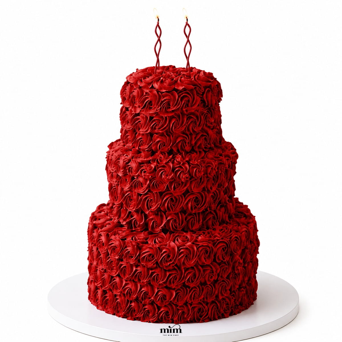 WhatsApp Image 2026-06-08 at 4.44.57 AM Ruby rosette cake - Image 1