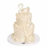 Pearl Swan Cake