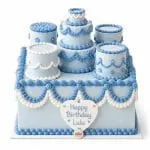 Blue Celebration Mini Cake