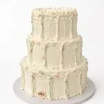 Floral Garden Wedding Cake