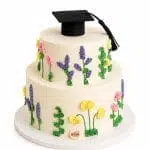 Spring Graduate Cake