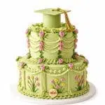 Garden Graduation Cake