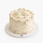 Swan Romance Cake