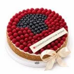 Berry Heart Celebration Cake