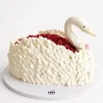 White Swan Cake