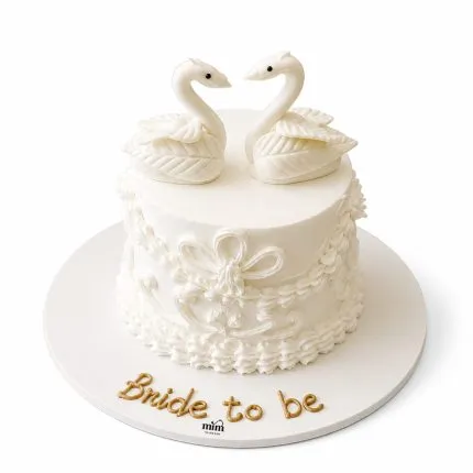Elegant Swan Cake