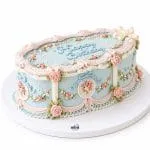 Pastel Bloom Vintage Cake