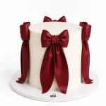 Ruby Ribbon Cake