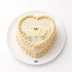 Swan Lake Heart Cake
