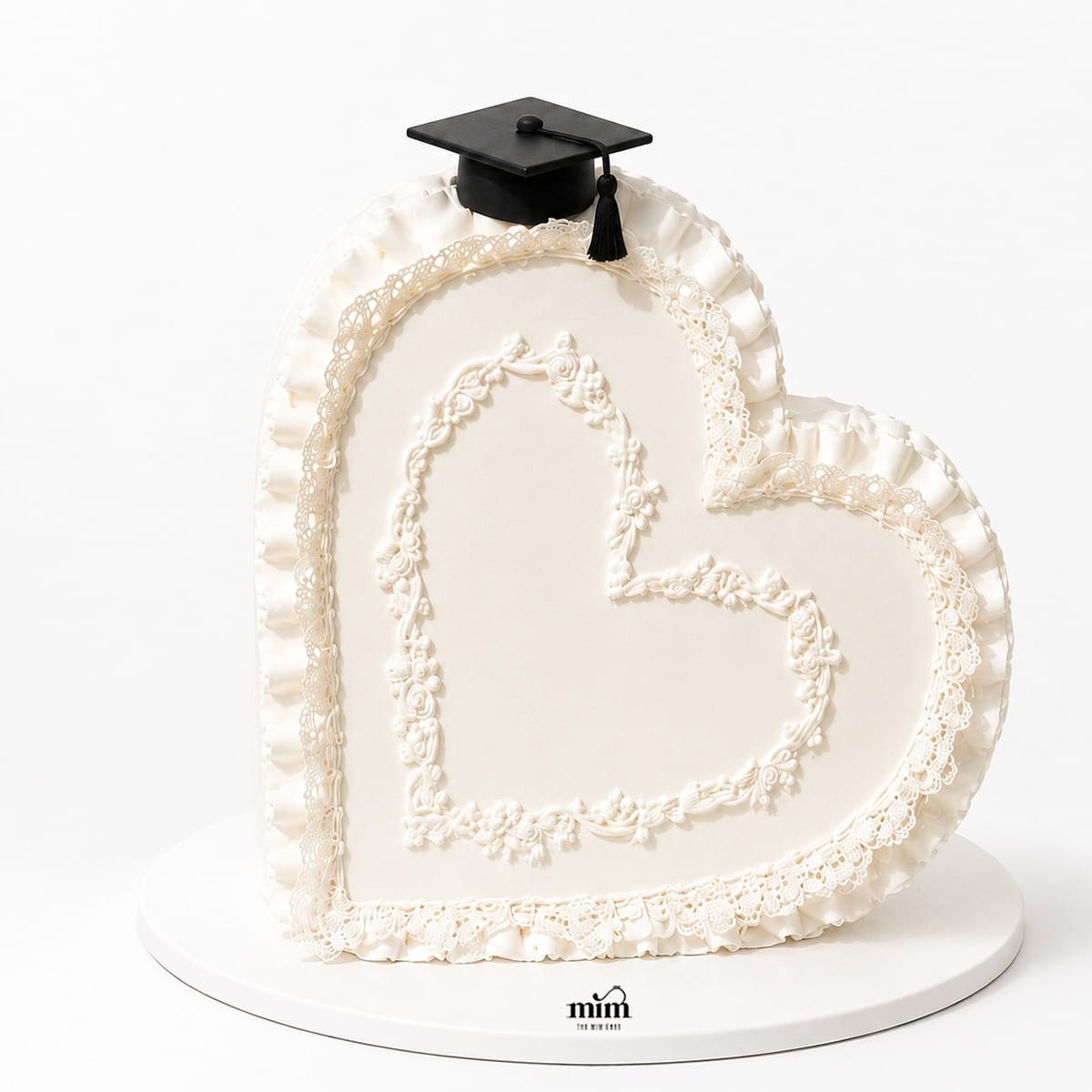 WhatsApp Image 2026-06-17 at 6.17.40 AM Graduation Heart Cake - Image 1