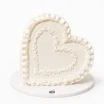 Lace Heart Cake