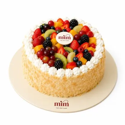 Garden Fruit Celebration Cake
