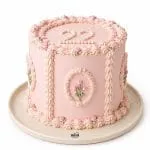 Blush Vintage Bloom Cake