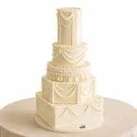 Ivory Royal Drapery Cake