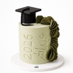Sage Graduation Cake