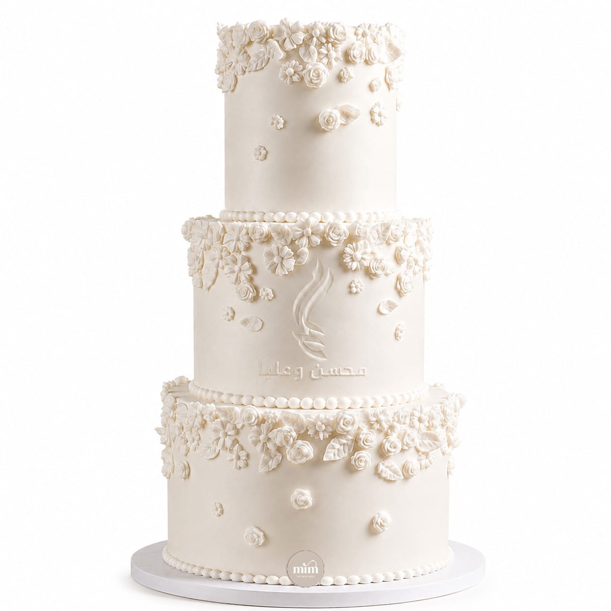 WhatsApp Image 2026-06-27 at 1.25.21 PM Ivory Lace Garden Cake - Image 1