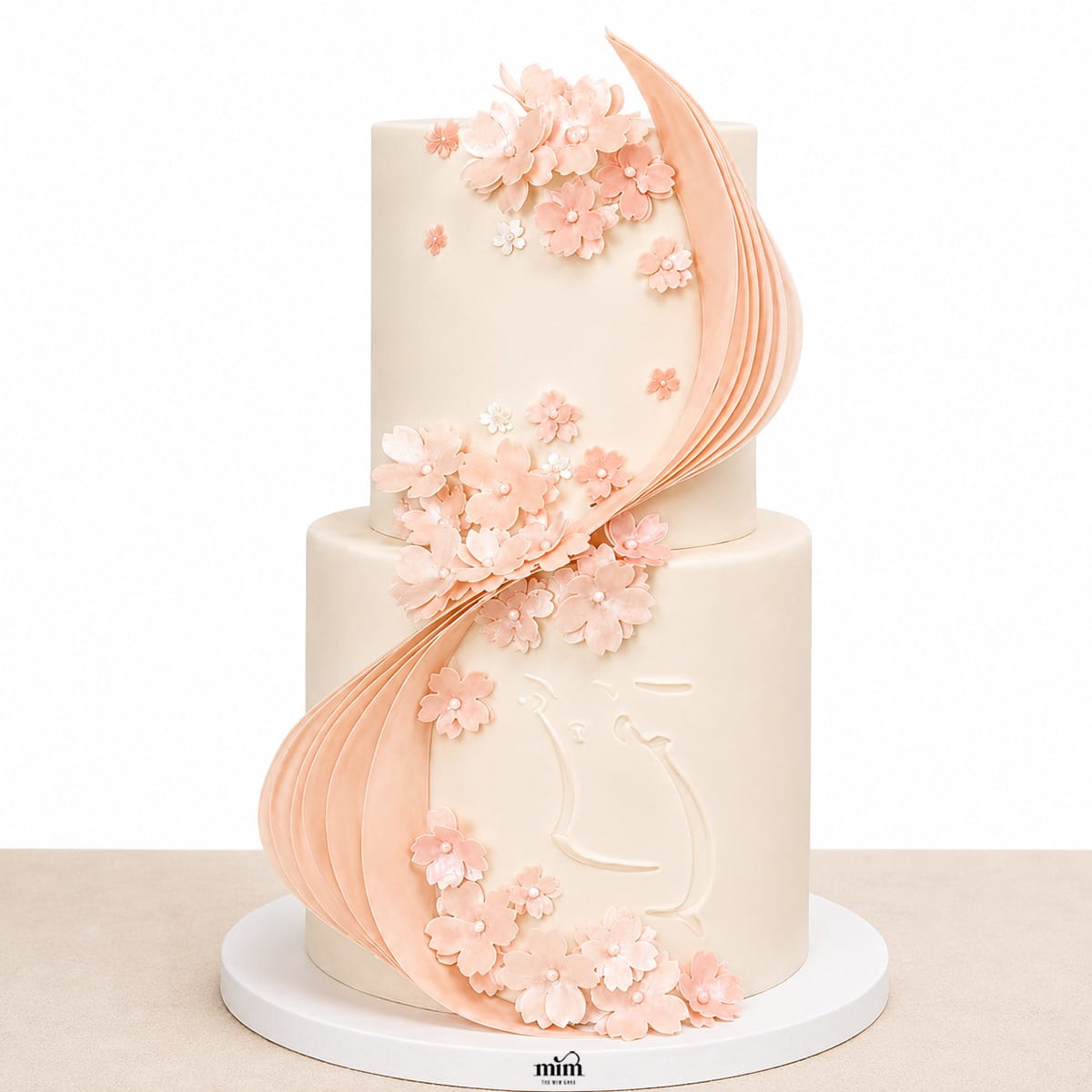 WhatsApp Image 2026-06-28 at 11.53.10 AM Blush Blossom Cascade Cake - Image 1