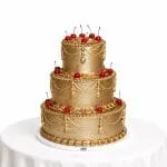 Golden Cherry Royale Cake