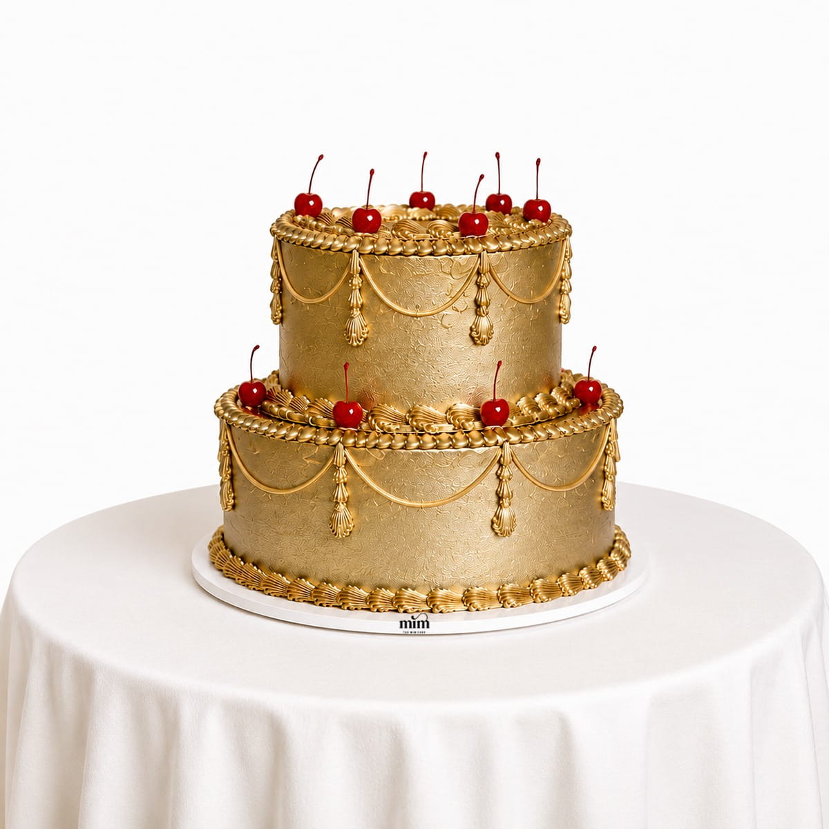 WhatsApp Image 2026-06-21 at 3.52.54 AM Golden Cherry Elegance Cake - Image 1
