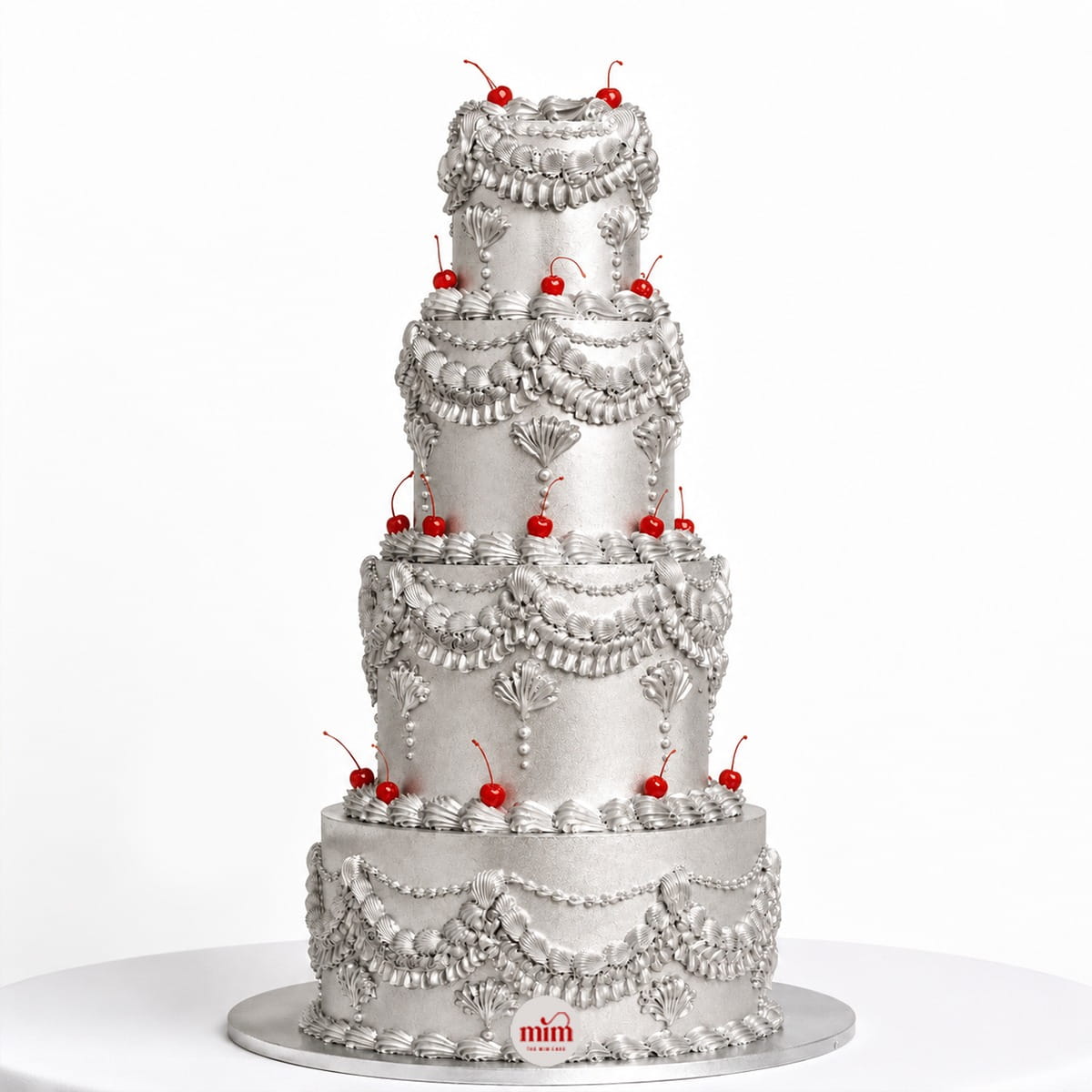 WhatsApp Image 2026-06-25 at 5.00.52 AM Silver Cherry Grandeur Cake - Image 1