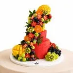 Tropical Fruit Celebration Cake