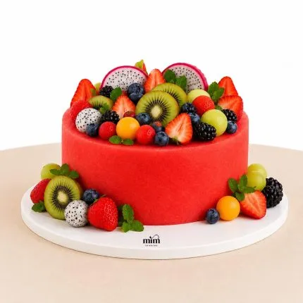 Fresh Fruit Celebration Cake
