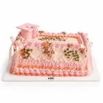 Blush Graduation Cake