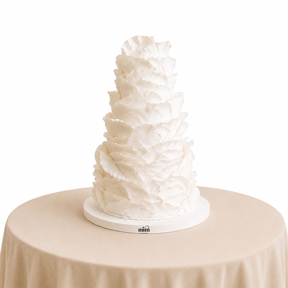 WhatsApp Image 2026-06-27 at 1.49.38 PM Ivory Petal Cascade Cake - Image 1