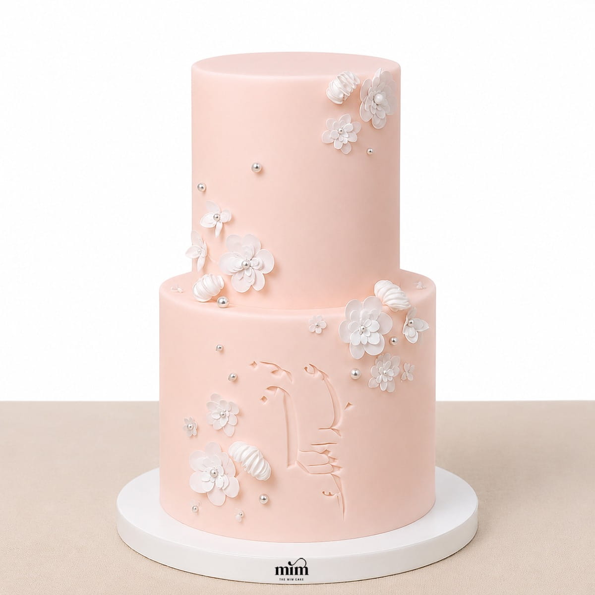 WhatsApp Image 2026-06-27 at 7.07.13 AM (1) Blush Pearl Blossom Cake - Image 1