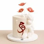 Coral Poppy Cake