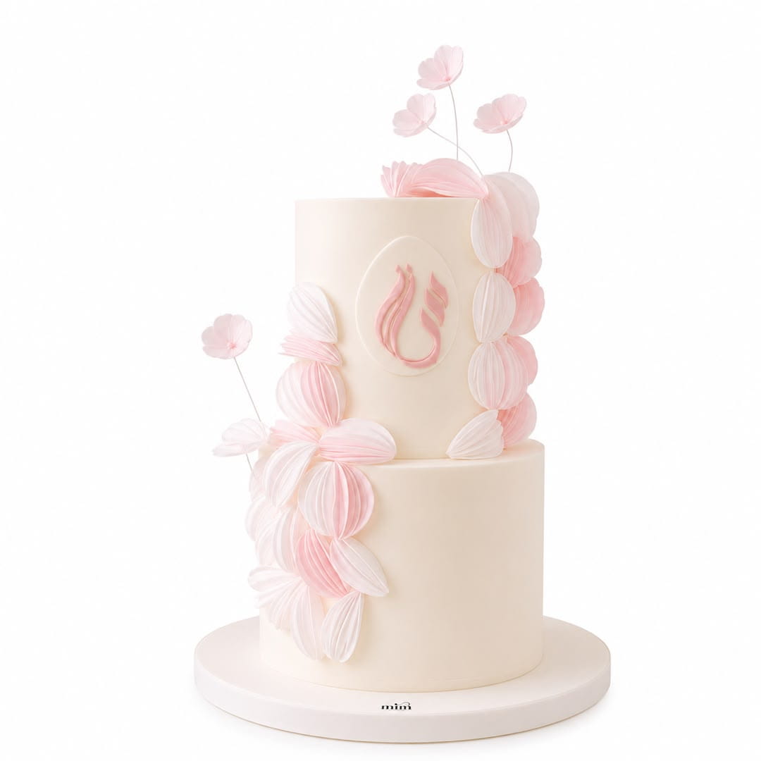 WhatsApp Image 2026-07-06 at 4.03.33 PM Pink Petal Harmony Cake - Image 1