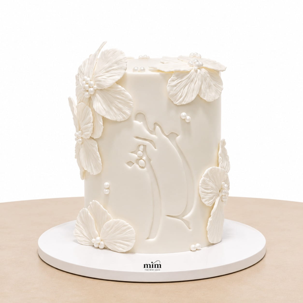 WhatsApp Image 2026-07-15 at 5.43.32 AM Ivory Petal Cake - Image 1