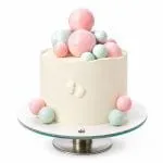 Pastel Baby Footprint Cake 🩷💚