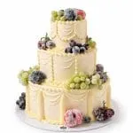 Frosted Grape Vintage Cake