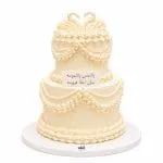 Elegant Swan Wedding Cake 🦢🤍