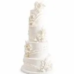 Ivory Bloom Wedding Cake 🤍🌸