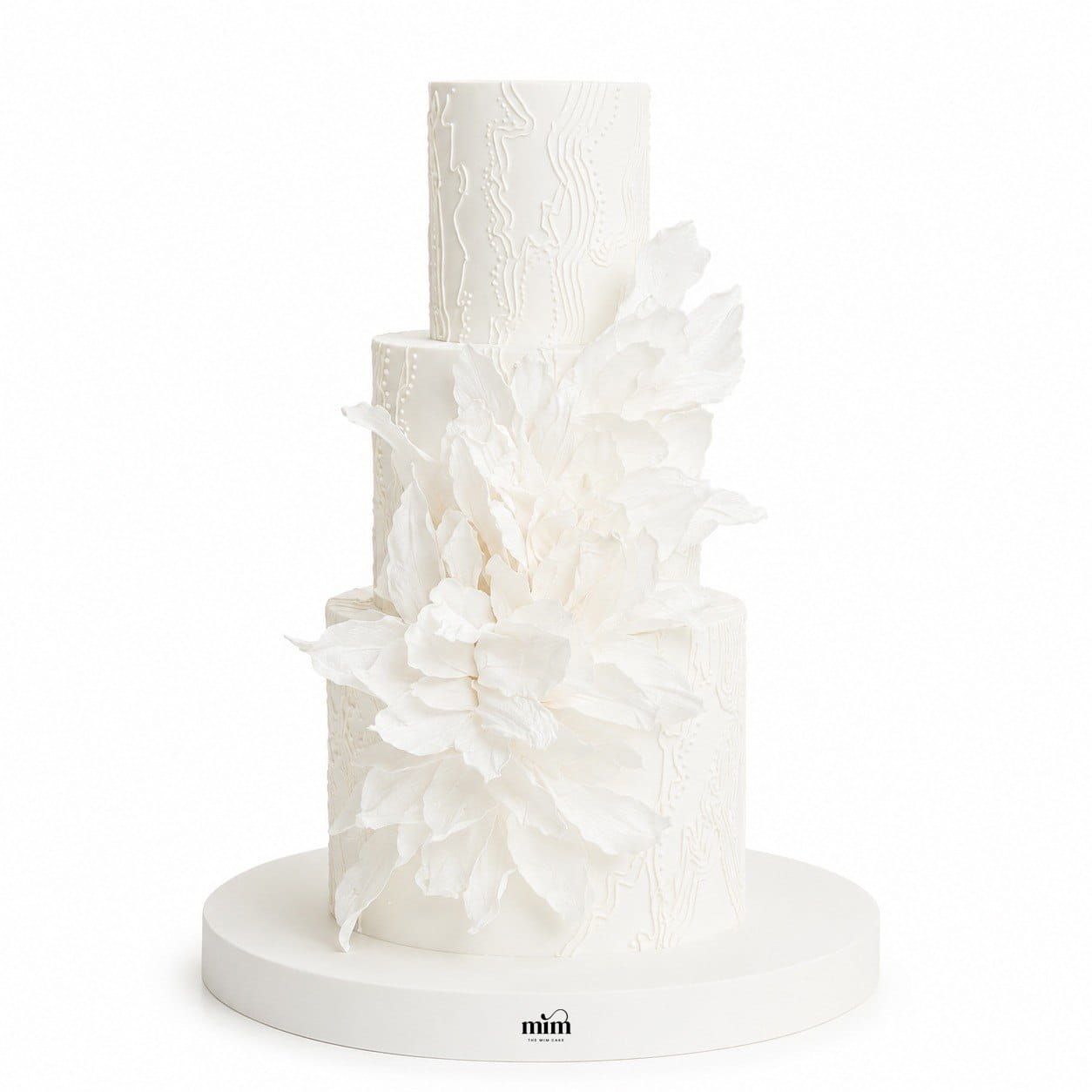 Ivory Bloom Wedding Cake 2 Ivory Bloom Wedding Cake 2 - Image 1