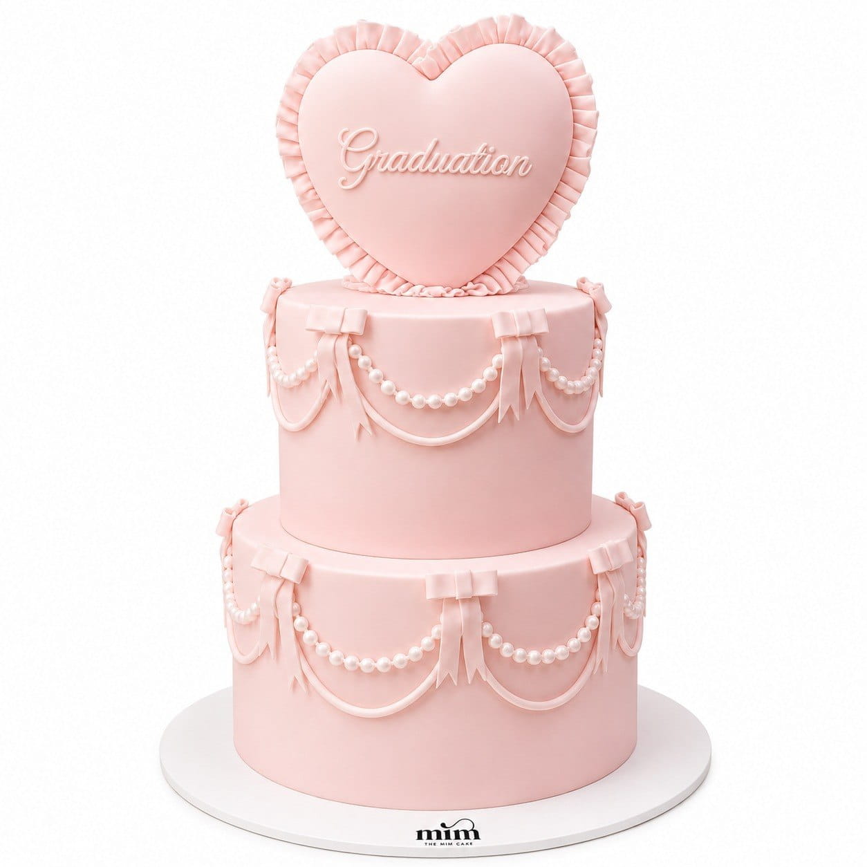 Blush Pearl Graduation Cake Blush Pearl Graduation Cake - Image 1