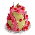 Berry Ribbon Cake