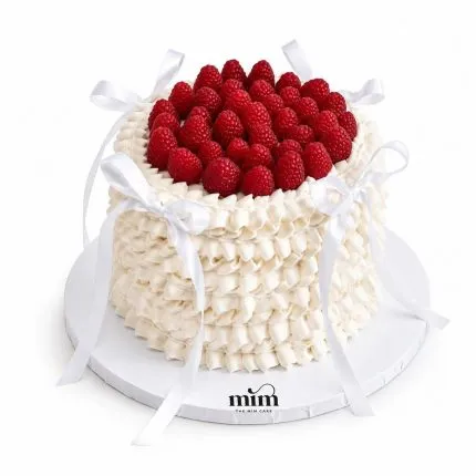 Raspberry Ribbon Cake