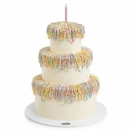 Pastel Loop Cake