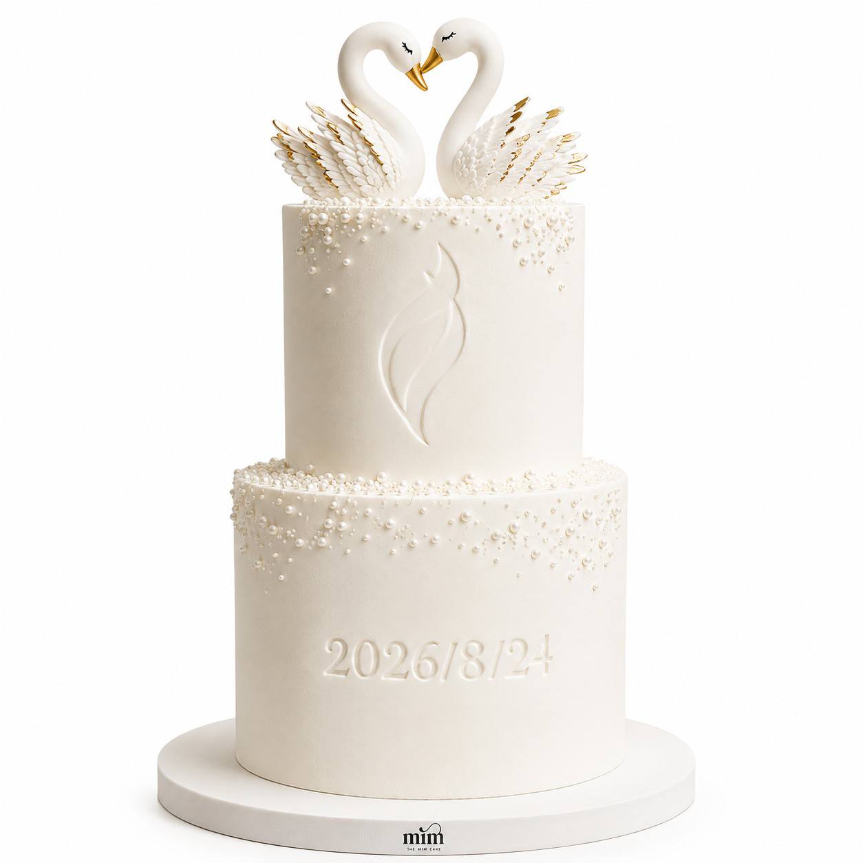 Swan Elegance Wedding Cake Swan Elegance Wedding Cake - Image 1