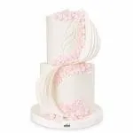 Blush Blossom Cascade Cake