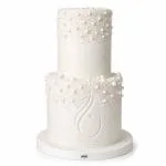 Pearl Cascade Wedding Cake