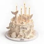 Pearlescent Mermaid Cake