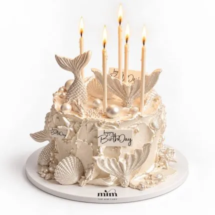 Pearlescent Mermaid Cake